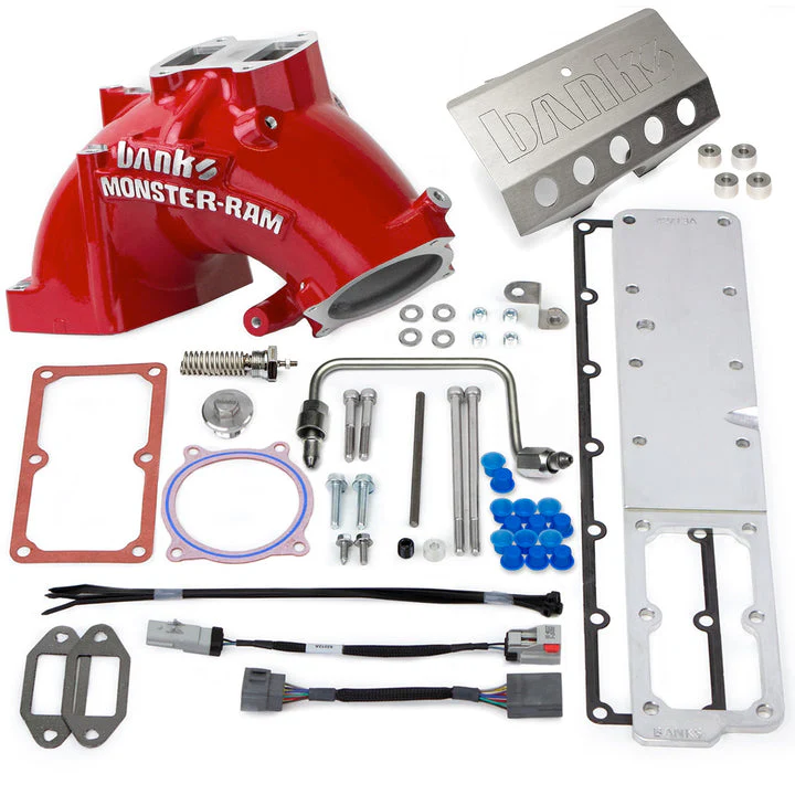Monster-Ram Intake System for 07.5-12 Dodge Ram 2500/3500 6.7L Cummins Red Powdercoat Banks Power (EXPECT ORDER TO SHIP IN 1-2 WEEKS.) 42797-PC - Image 2