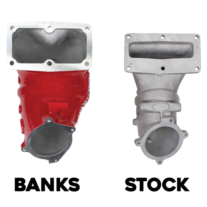 Monster-Ram Intake System for 07.5-12 Dodge Ram 2500/3500 6.7L Cummins Red Powdercoat Banks Power (EXPECT ORDER TO SHIP IN 1-2 WEEKS.) 42797-PC - Image 4