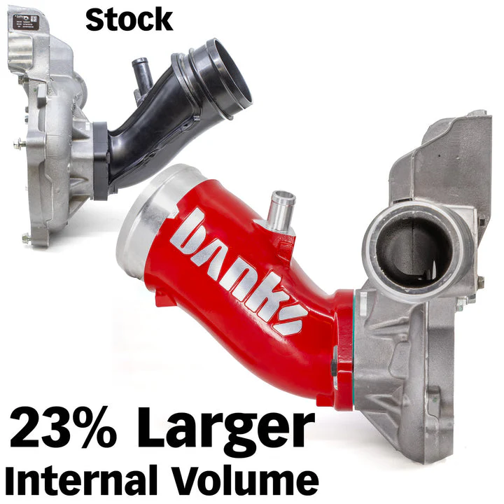 Monster-Ram Turbo Inlet Elbow 17-25 Chevy/GMC 2500/3500 6.6L Duramax L5P Raw Banks Power 42792-N - Image 4