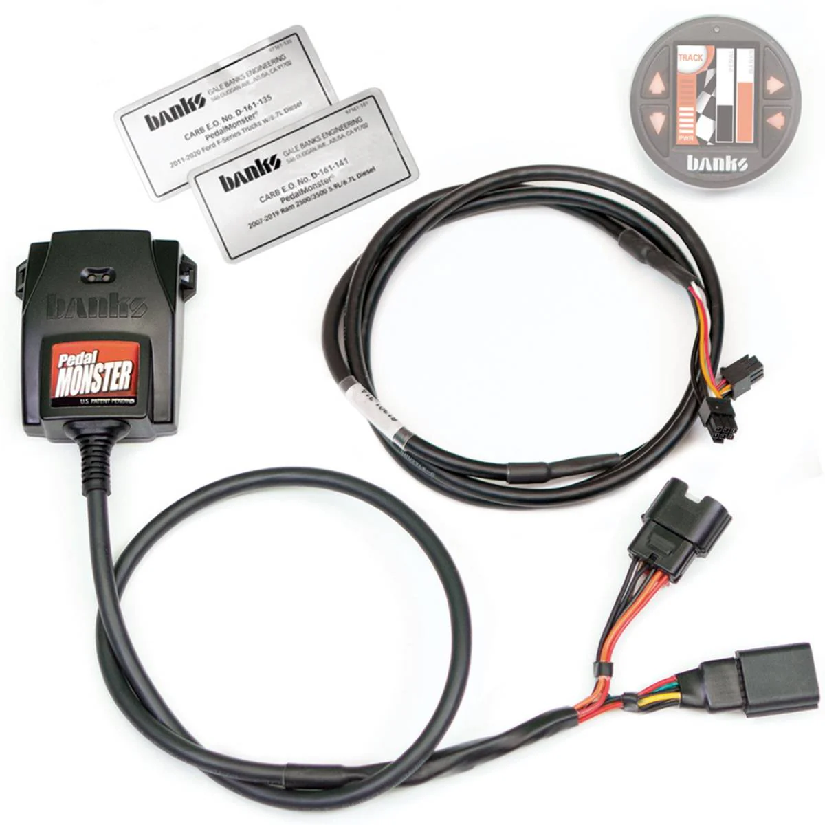 PedalMonster Throttle Sensitivity Booster for use with existing iDash and/or Derringer for 07-19 Ram 2500/3500 11-20 Ford F-Series 6.7L Banks Power 64311-C - Image 2