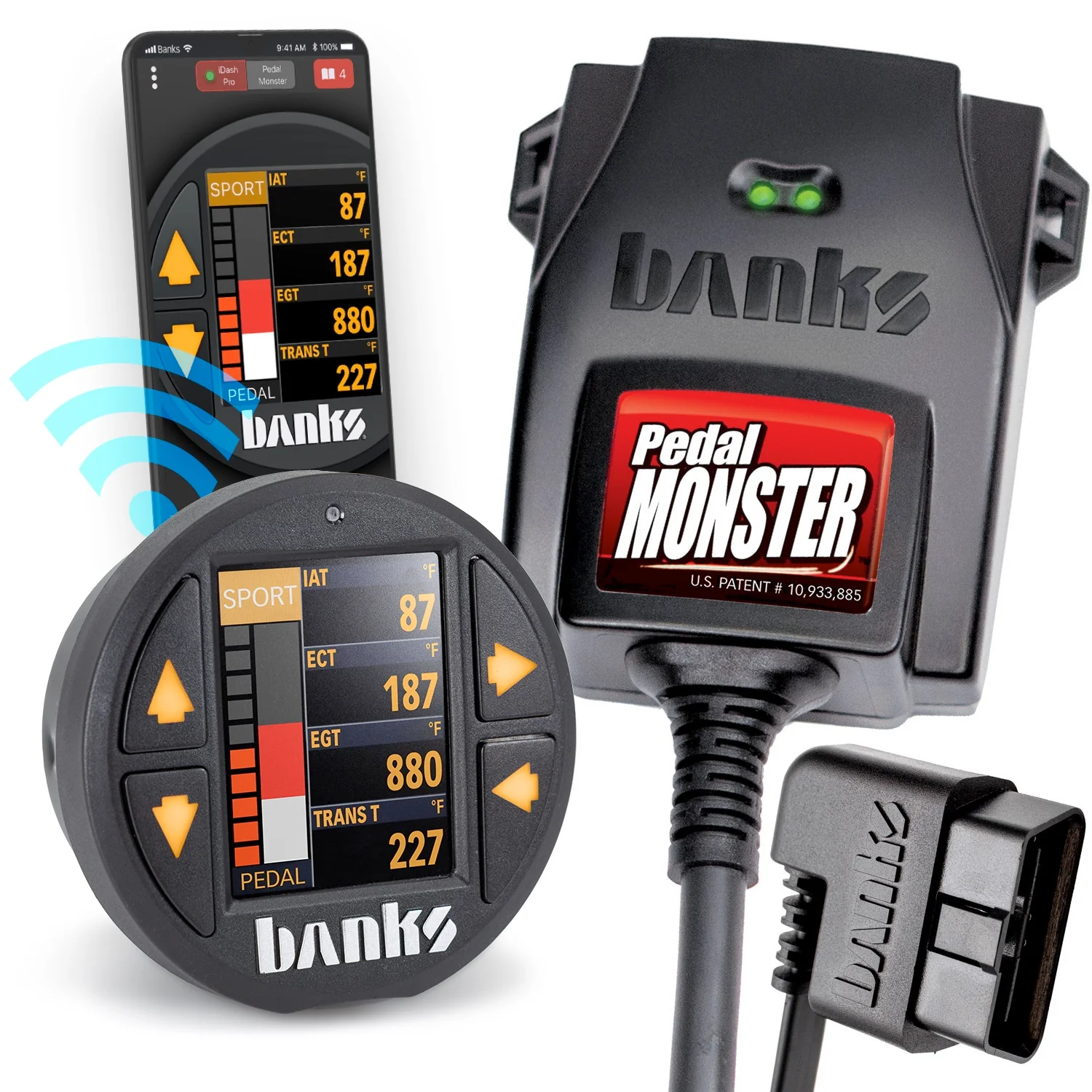 PedalMonster Throttle Sensitivity Booster, Standalone and iDash Kits for many Cadillac, Chevy/GMC 64322-P