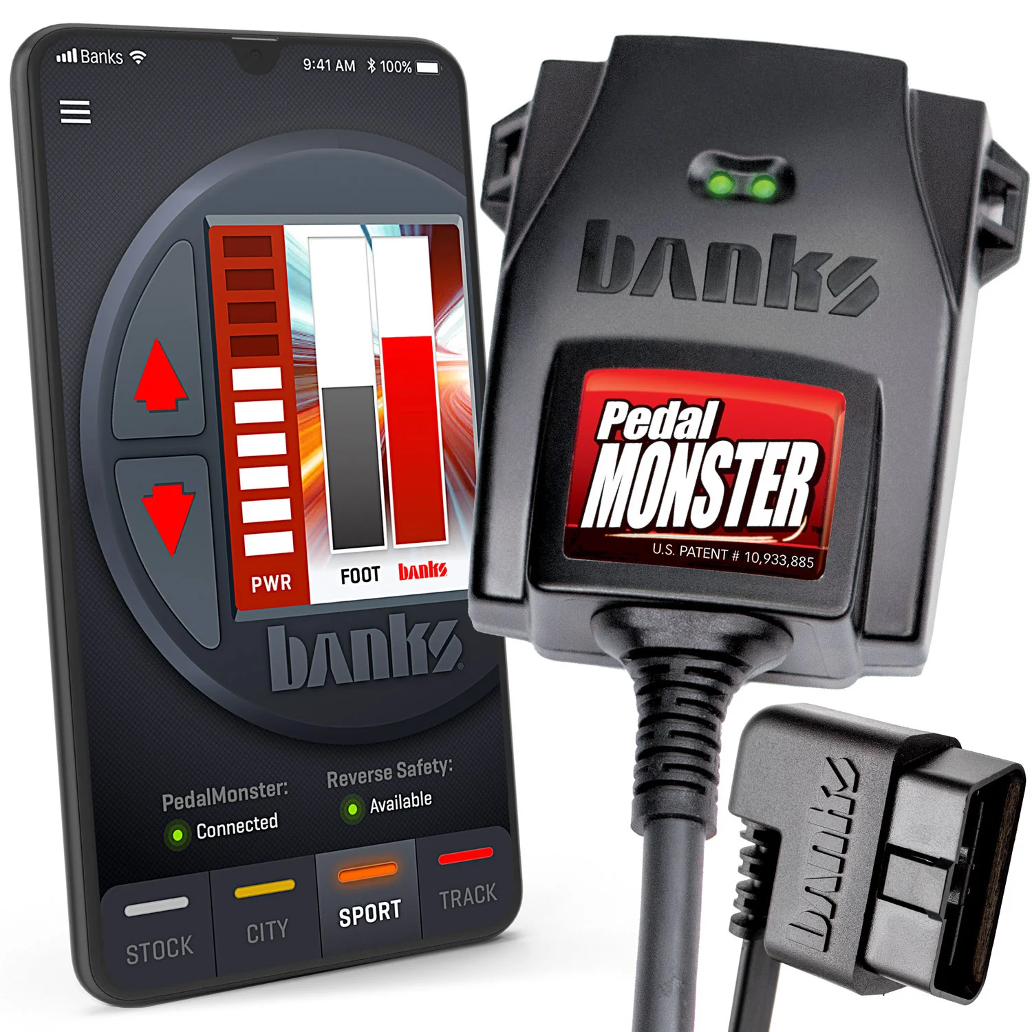 PedalMonster Throttle Sensitivity Booster Standalone for Many Lexus Scion, Subaru, Toyota Banks Power 64340