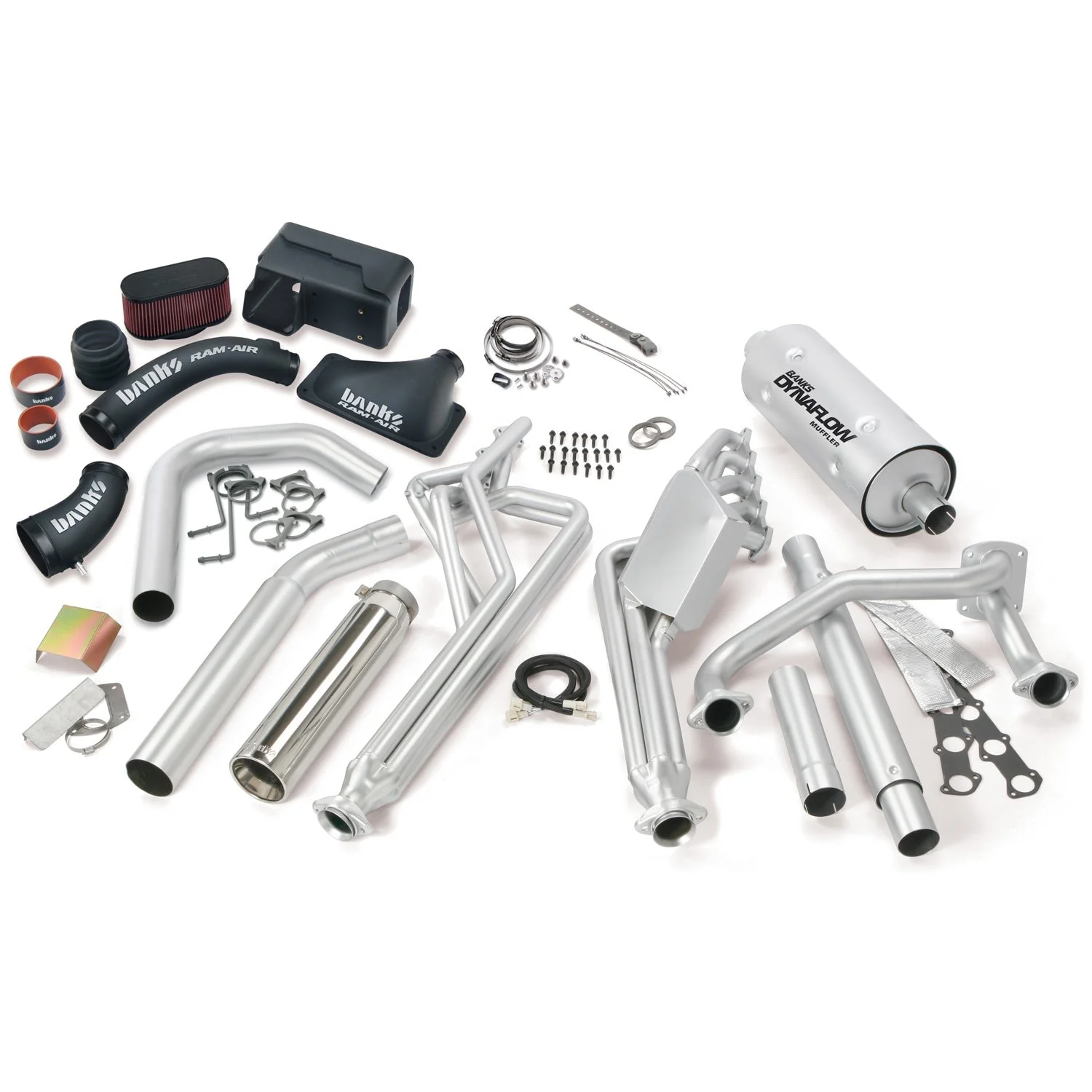PowerPack Bundle Complete Power System 11-15 Ford 6.8L Class-A Motorhome Right Exit Banks Power 49380