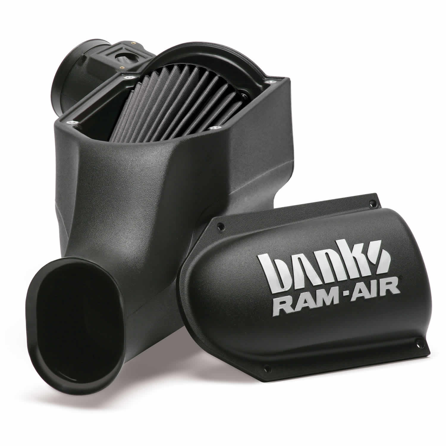 Ram-Air Cold-Air Intake System Dry Filter 03-07 Ford 6.0L Banks Power 42155-D - Image 2