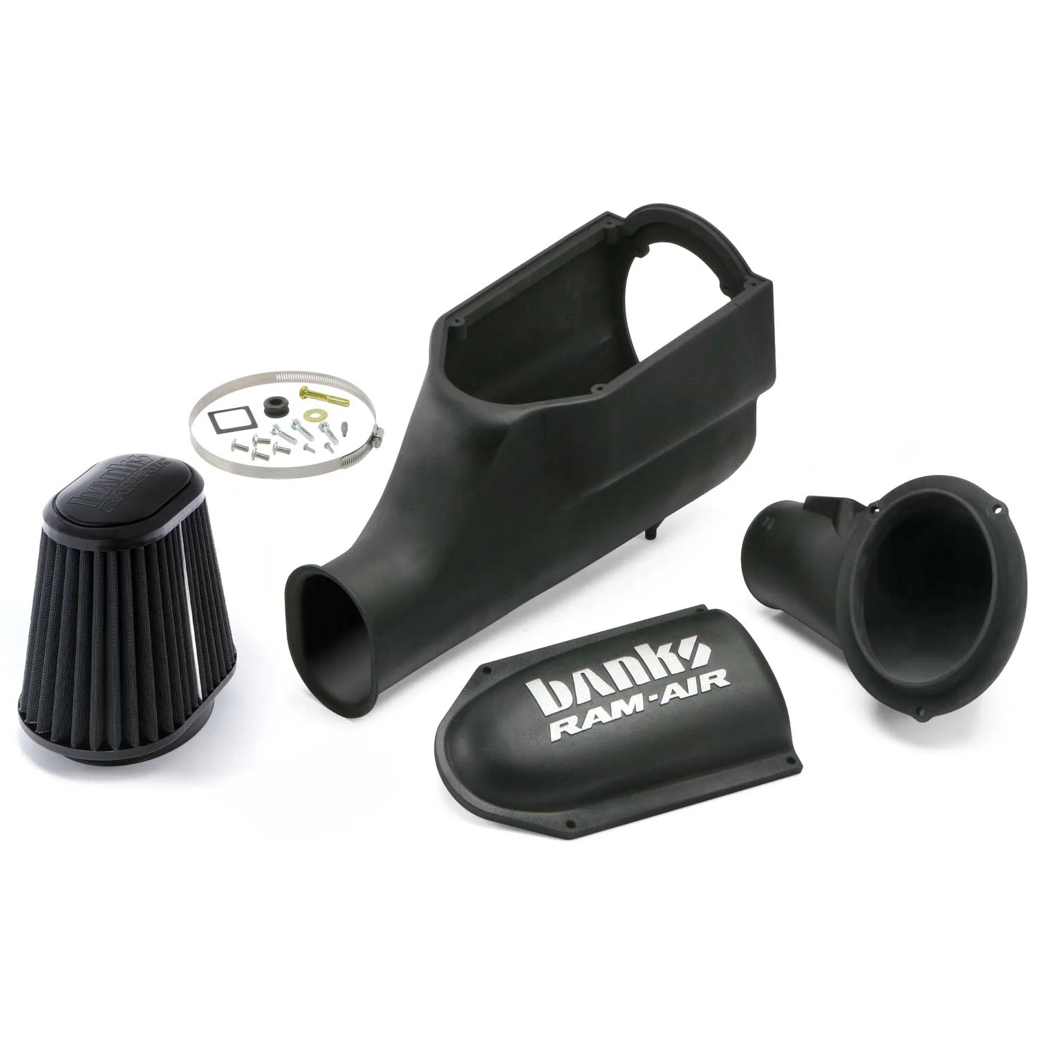 Ram-Air Cold-Air Intake System Dry Filter 03-07 Ford 6.0L Banks Power 42155-D - Image 3
