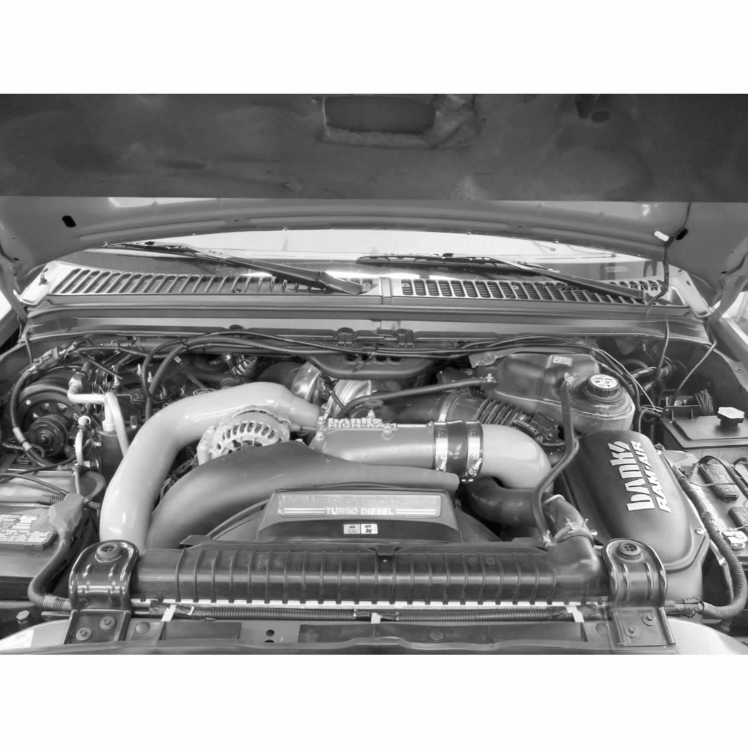 Ram-Air Cold-Air Intake System Dry Filter 03-07 Ford 6.0L Banks Power 42155-D - Image 4