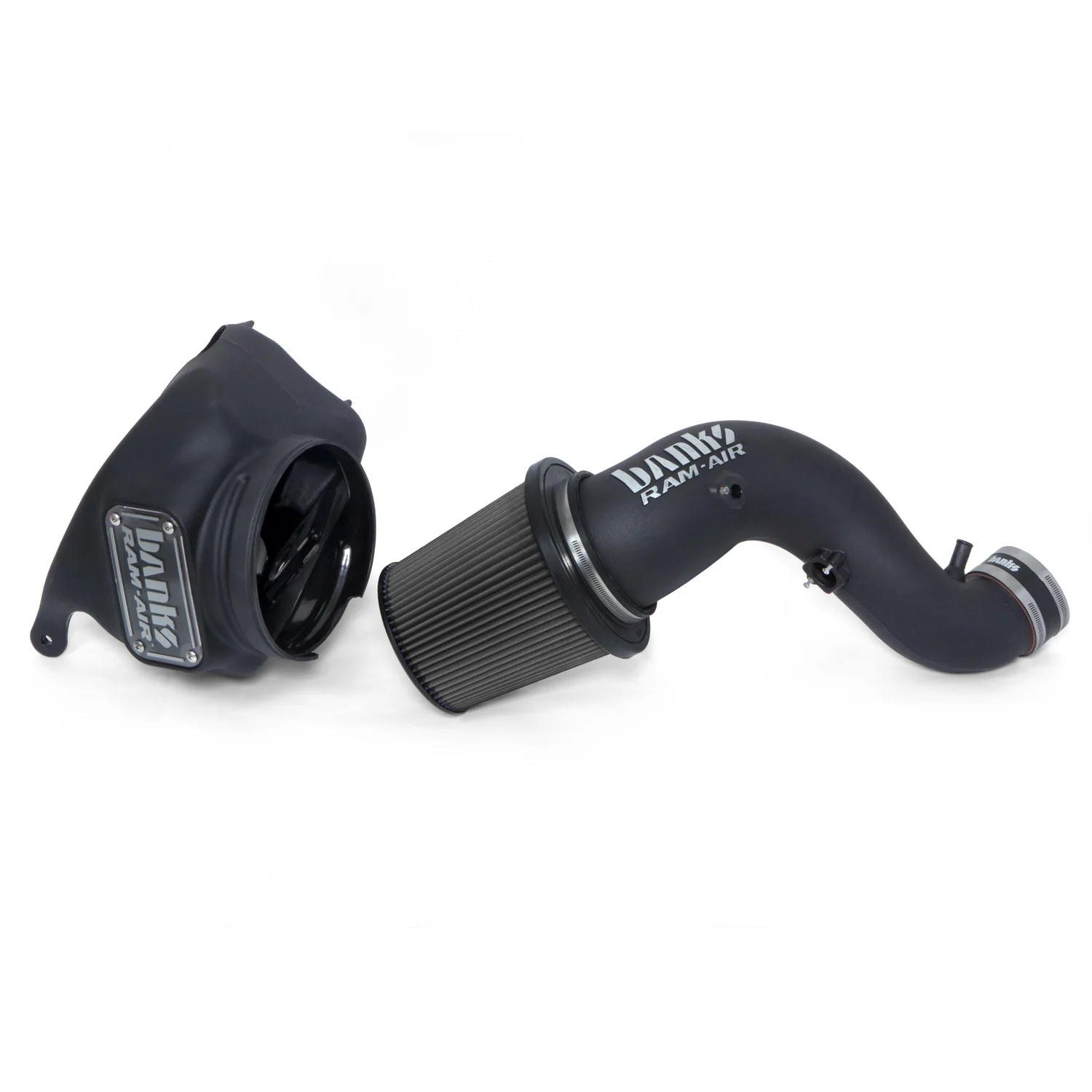 Ram-Air Cold-Air Intake System Dry Filter 2013-2018 6.7L Cummins Diesel Banks Power 42255-D - Image 2