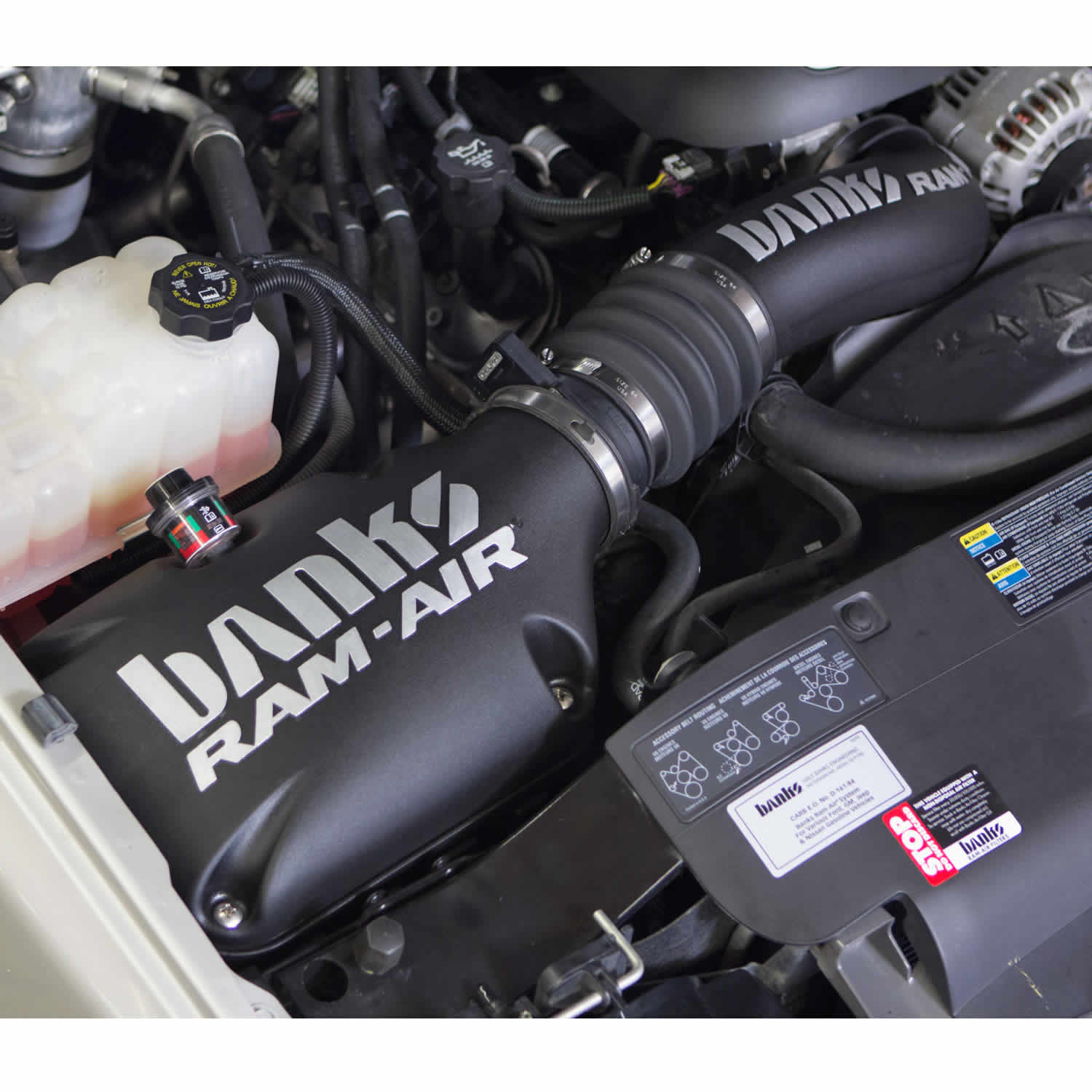 Ram-Air Cold-Air Intake System Dry Filter 99-08 Chevy/GMC 4.8-6.0L 1500 Banks Power 41800-D - Image 5