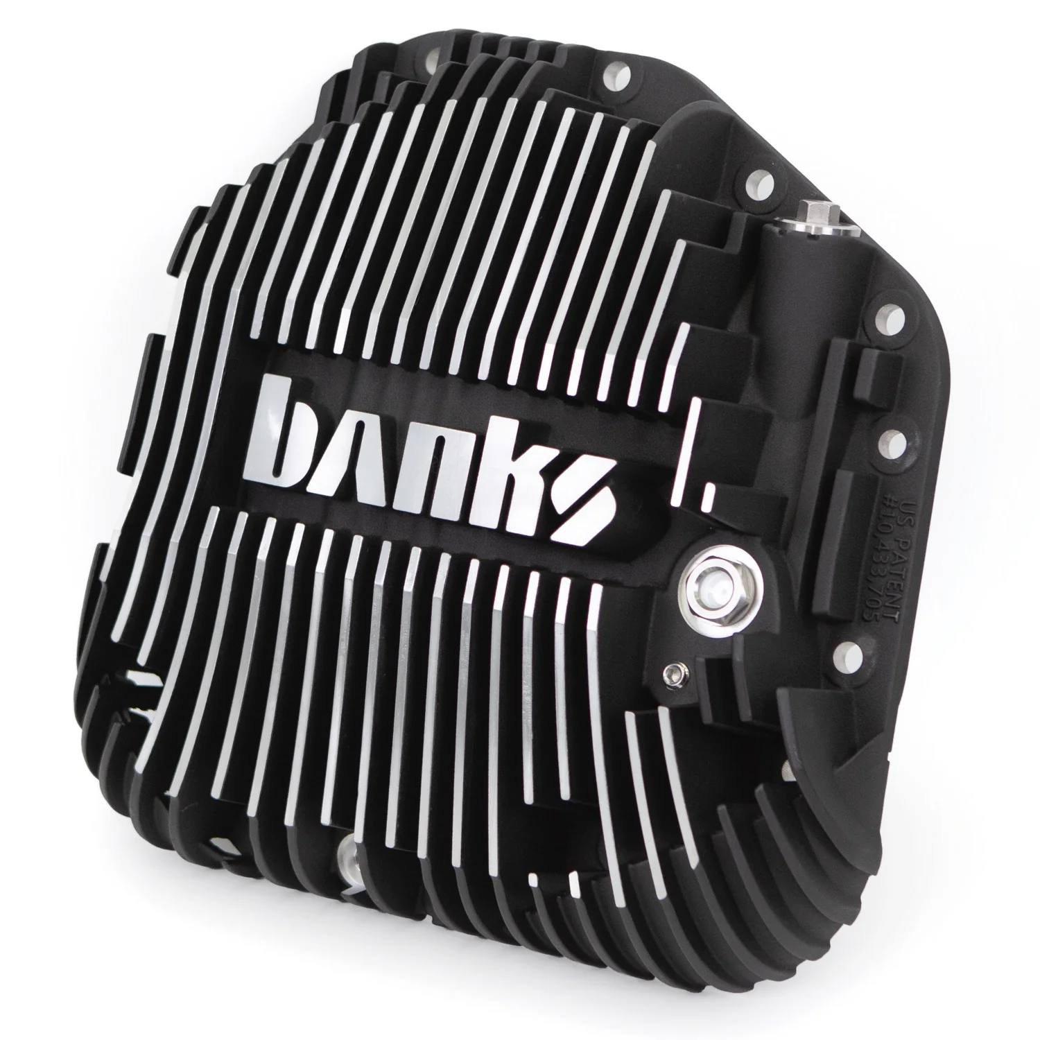 Ram-Air Differential Cover Kit Satin Black/Machined w/Hardware for 17-24 Ford F250 HD Tow Pkg and F350 SRW with Dana M275 Rear Axle Banks Power 19280 - Image 2