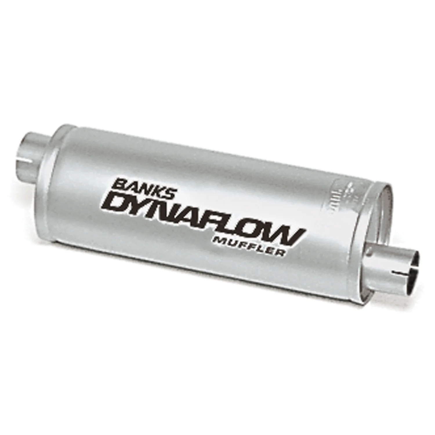 Stainless Steel Exhaust Muffler 3 Inch Inlet X 3.5 Inch Outlet Various Applications Banks Power 52407