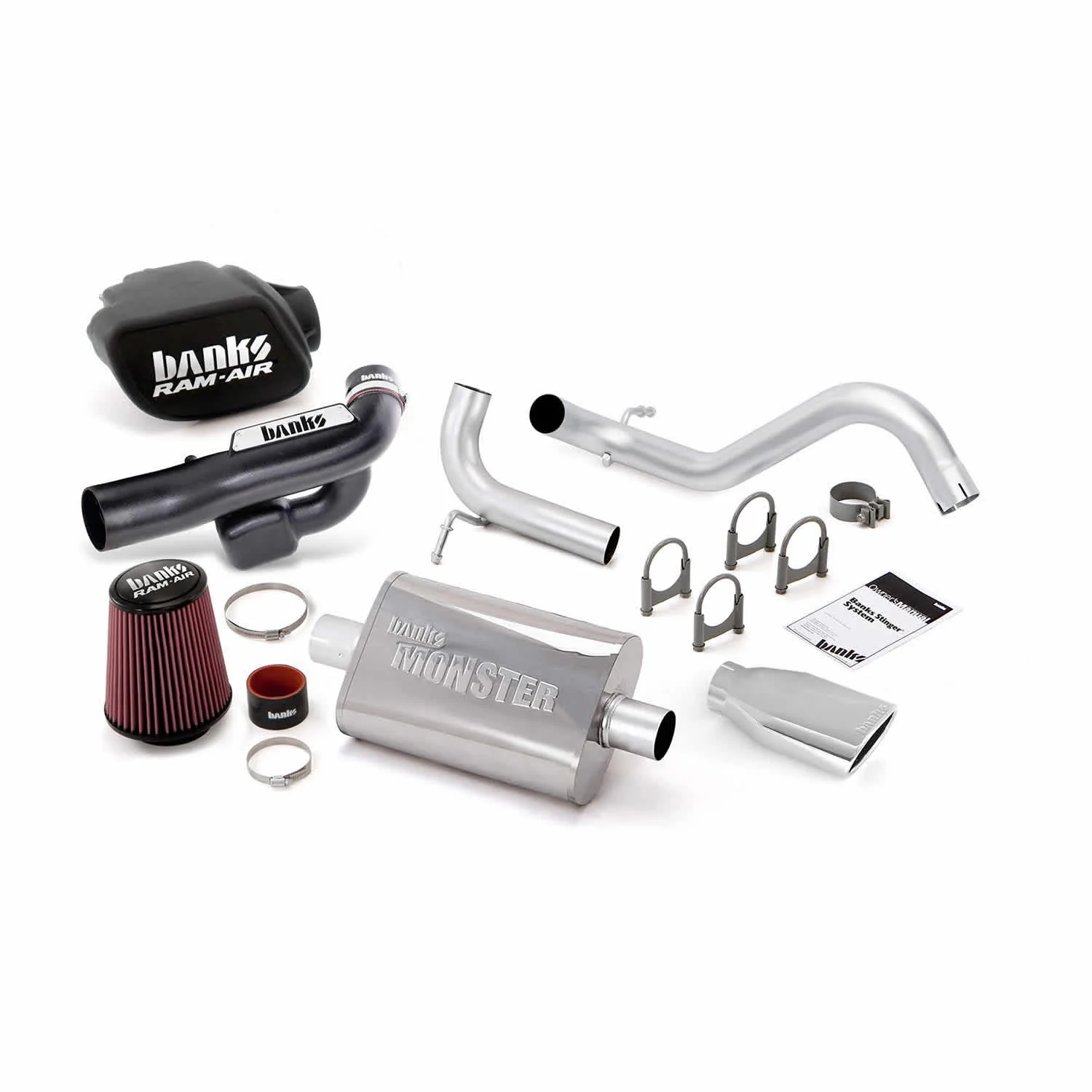 Stinger Bundle Power System No AutoMind W/Single Exit Exhaust Chrome Tip 12-18 Jeep 3.6L Wrangler JK All 2 Door Banks Power 51344