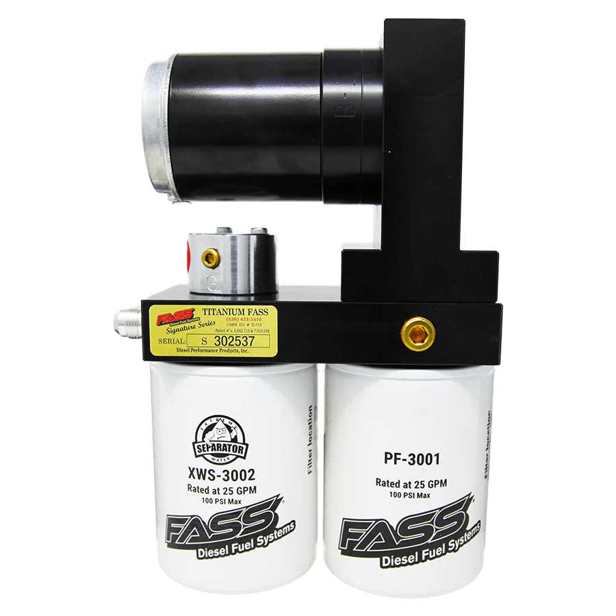 Titanium Signature Series Diesel Fuel System 140GPH (70-75 PSI) GM Duramax 6.6L 2020-2022 Stock-900hp FASS TSC15180F140G