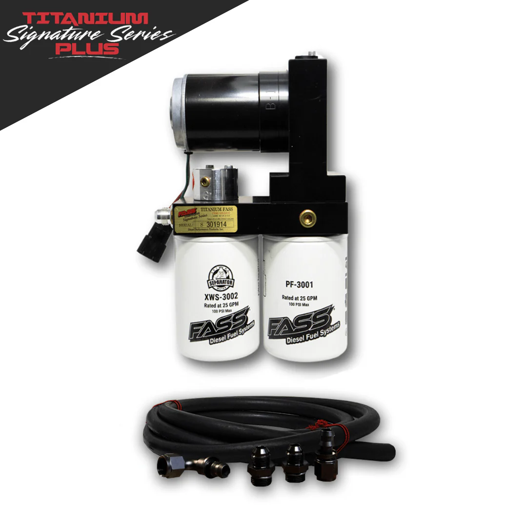 Titanium Signature Series Plus Fuel System for 2019-2020 Dodge RAM Cummins 6.7L (Stock-600hp) FASS TSPD12100G