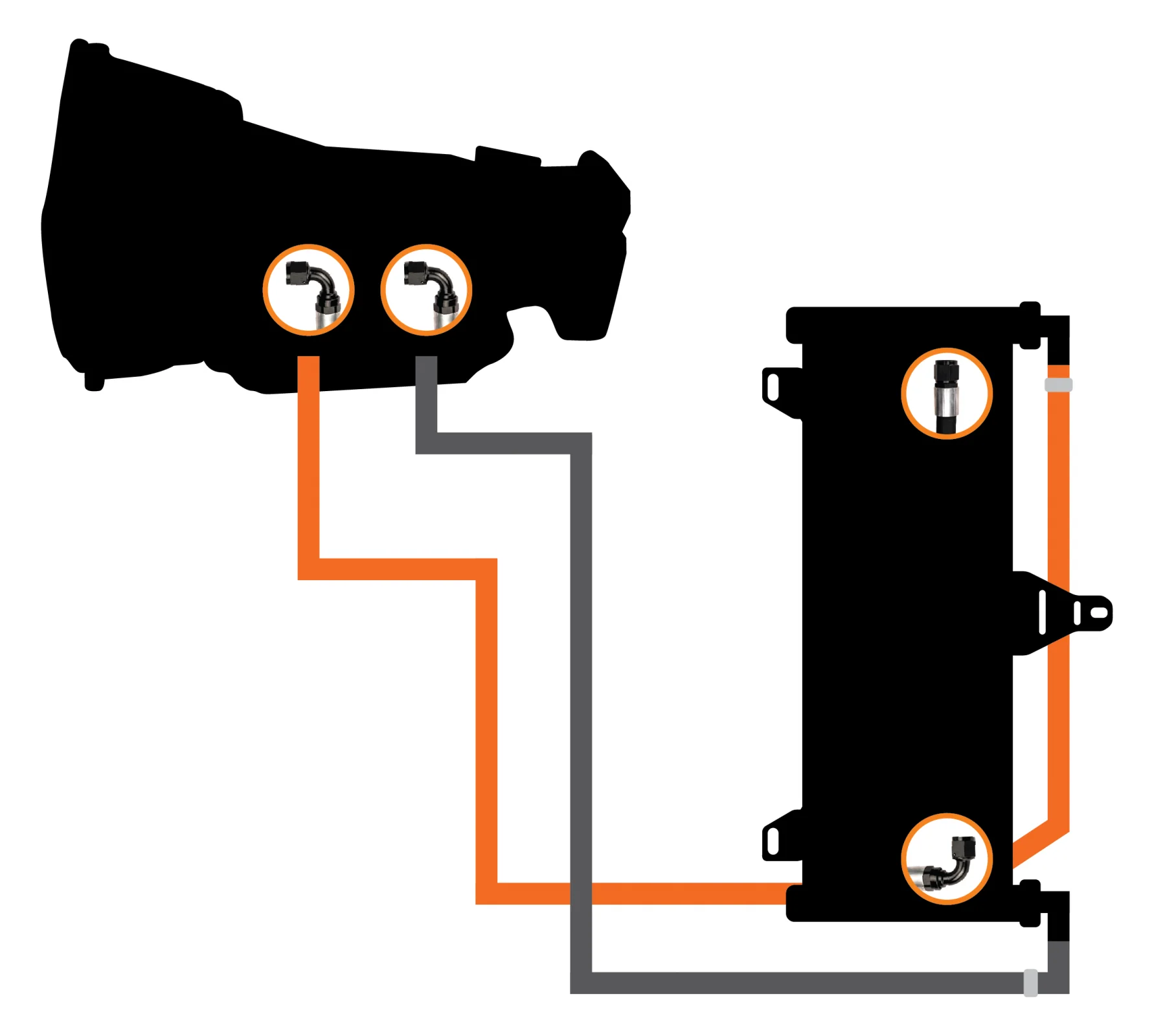 Transmission Cooler and Line Kit for 1994-2002 Dodge Ram Fleece Performance - Image 5