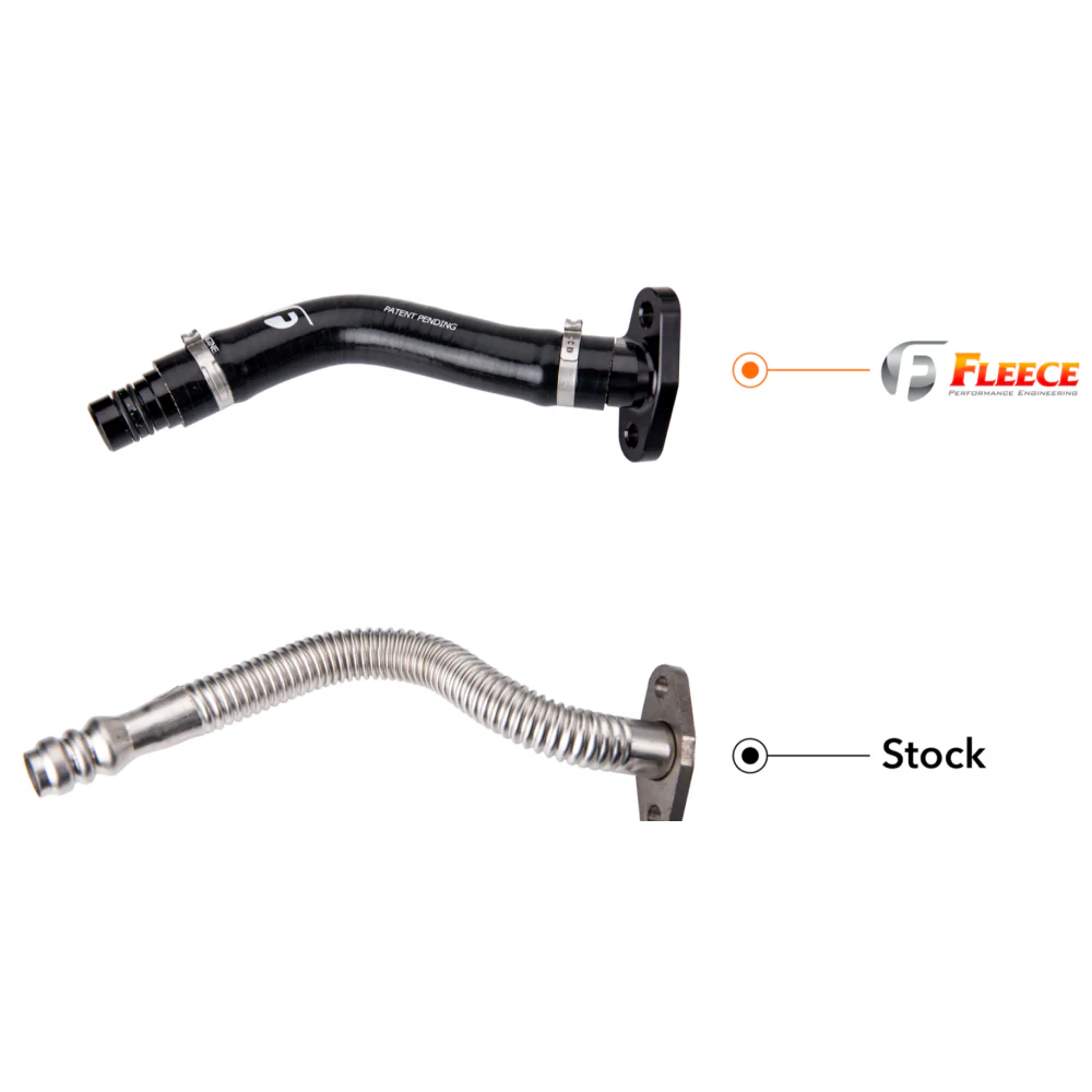 Turbo Drain Tube Kit for 2003-2007 5.9L Cummins Fleece Performance - Image 4